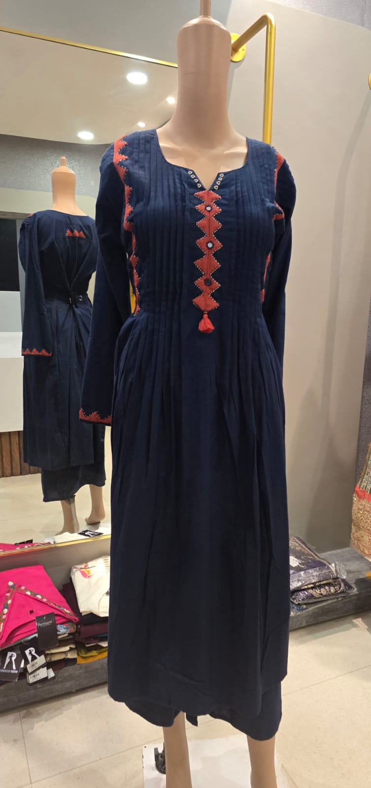 Blue Kurti With Pant