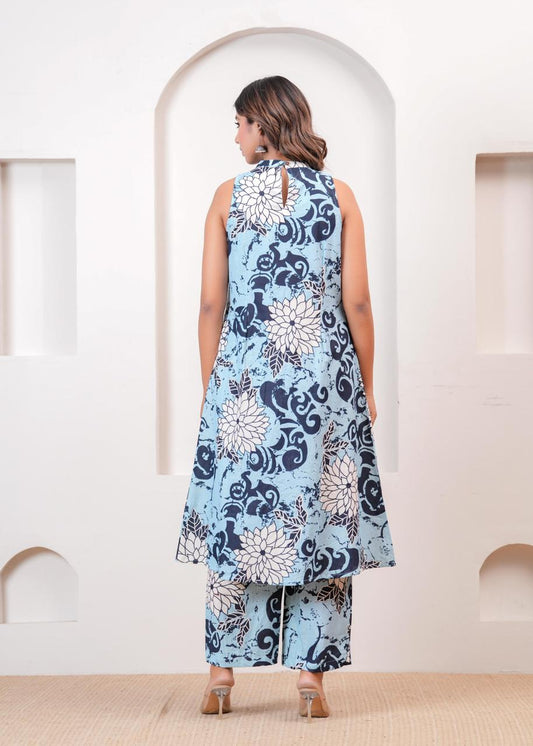 Blue Kurti With Pant