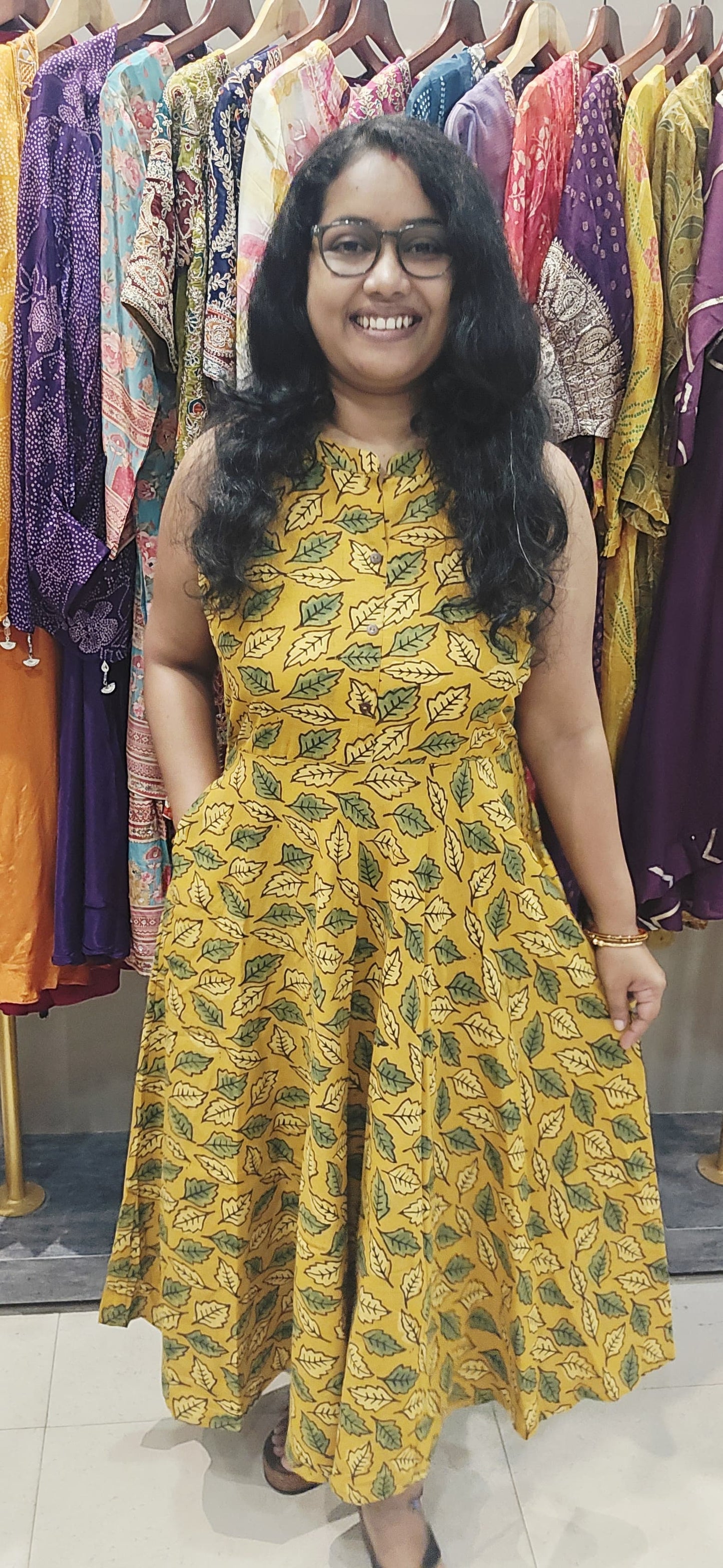 Halter Neck Cotton Dress