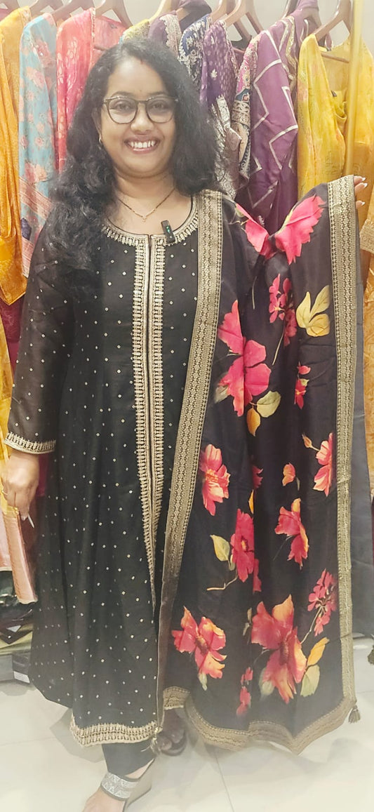 Black Anarkali Suit