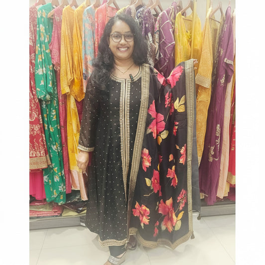 Black Anarkali Suit