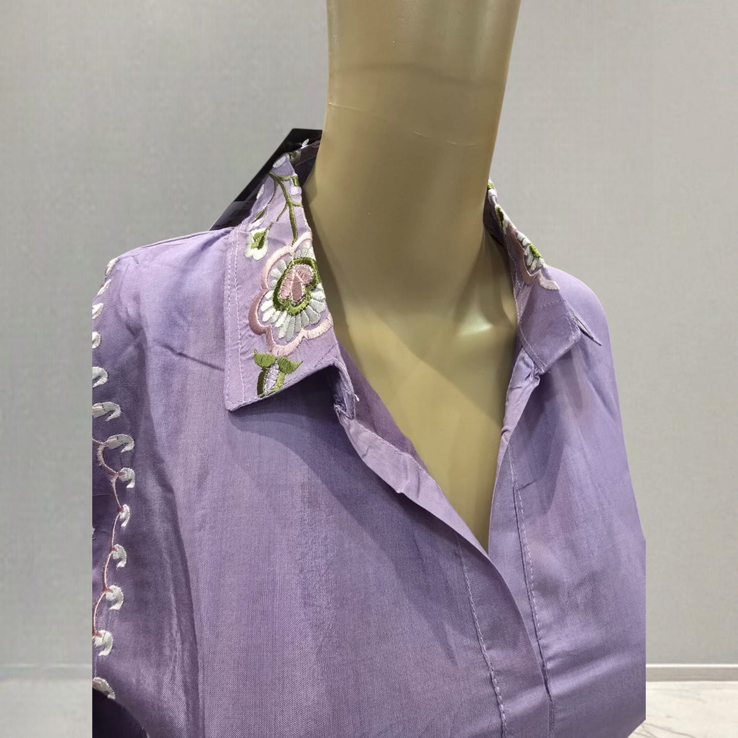 Lavender Embroidered Co-ord Set