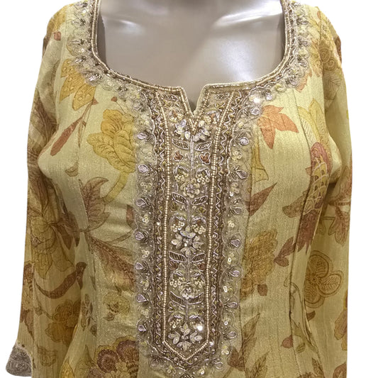 Yellow Anarkali Suit
