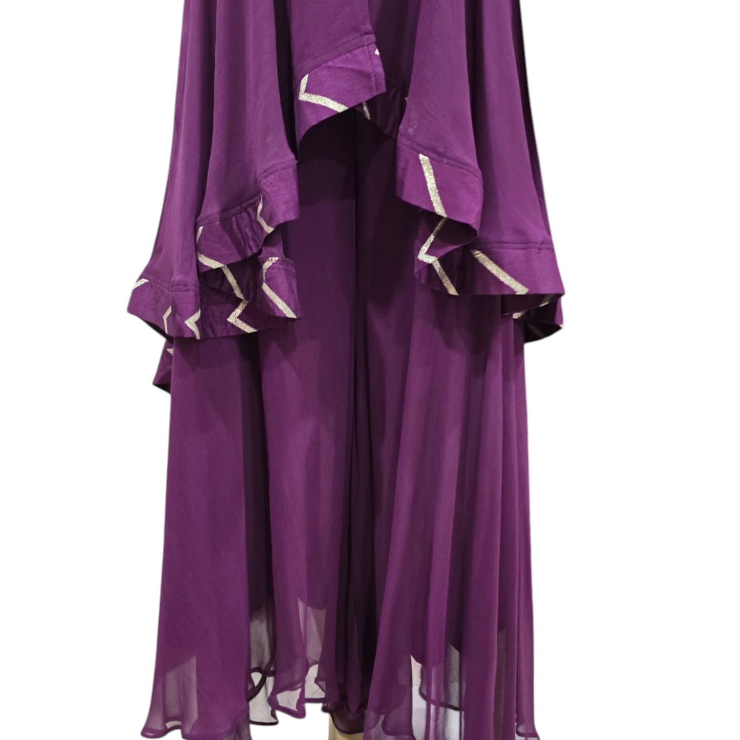 Purple Gharara Set
