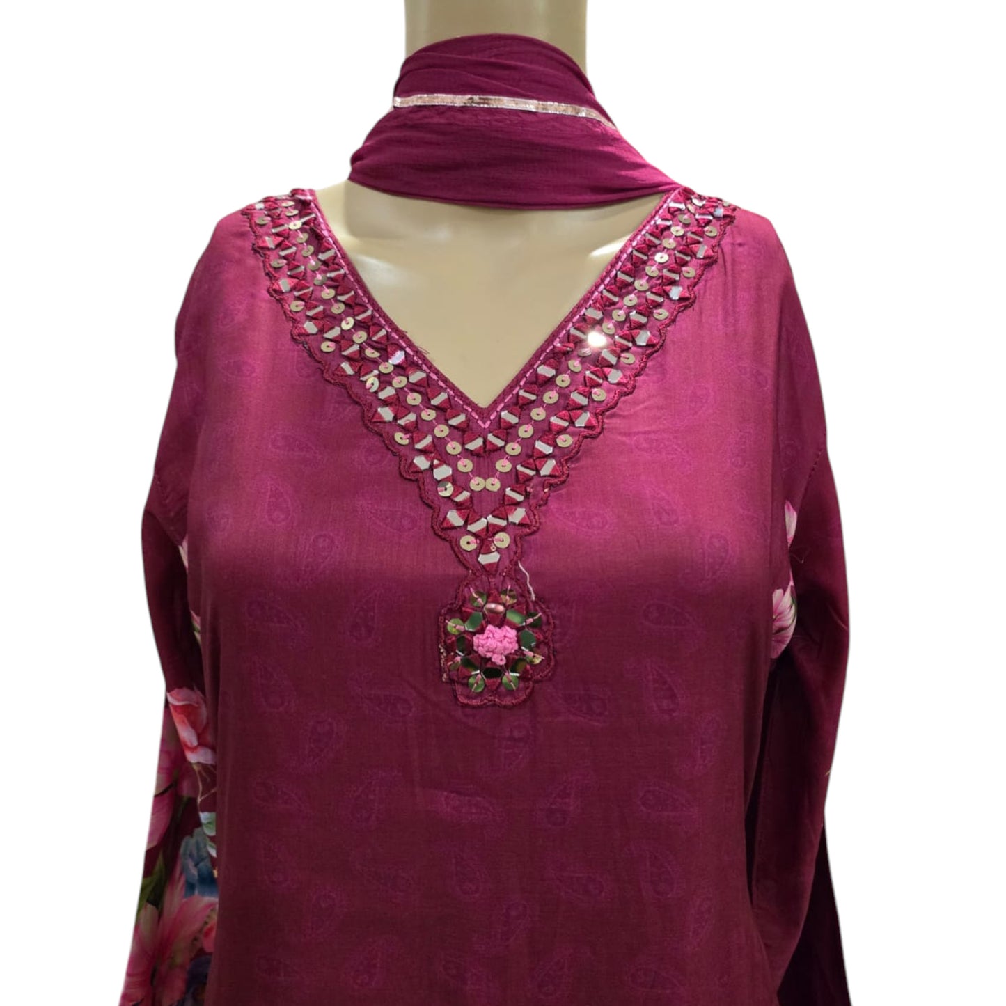 Muslin Silk Gown