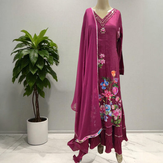 Muslin Silk Gown