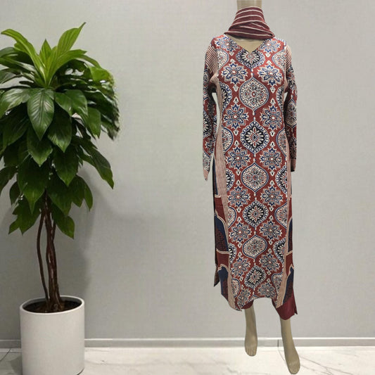 Pure Muslin Full Suit