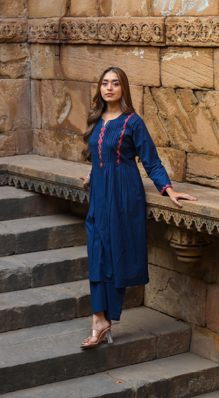 Blue Kurti With Pant