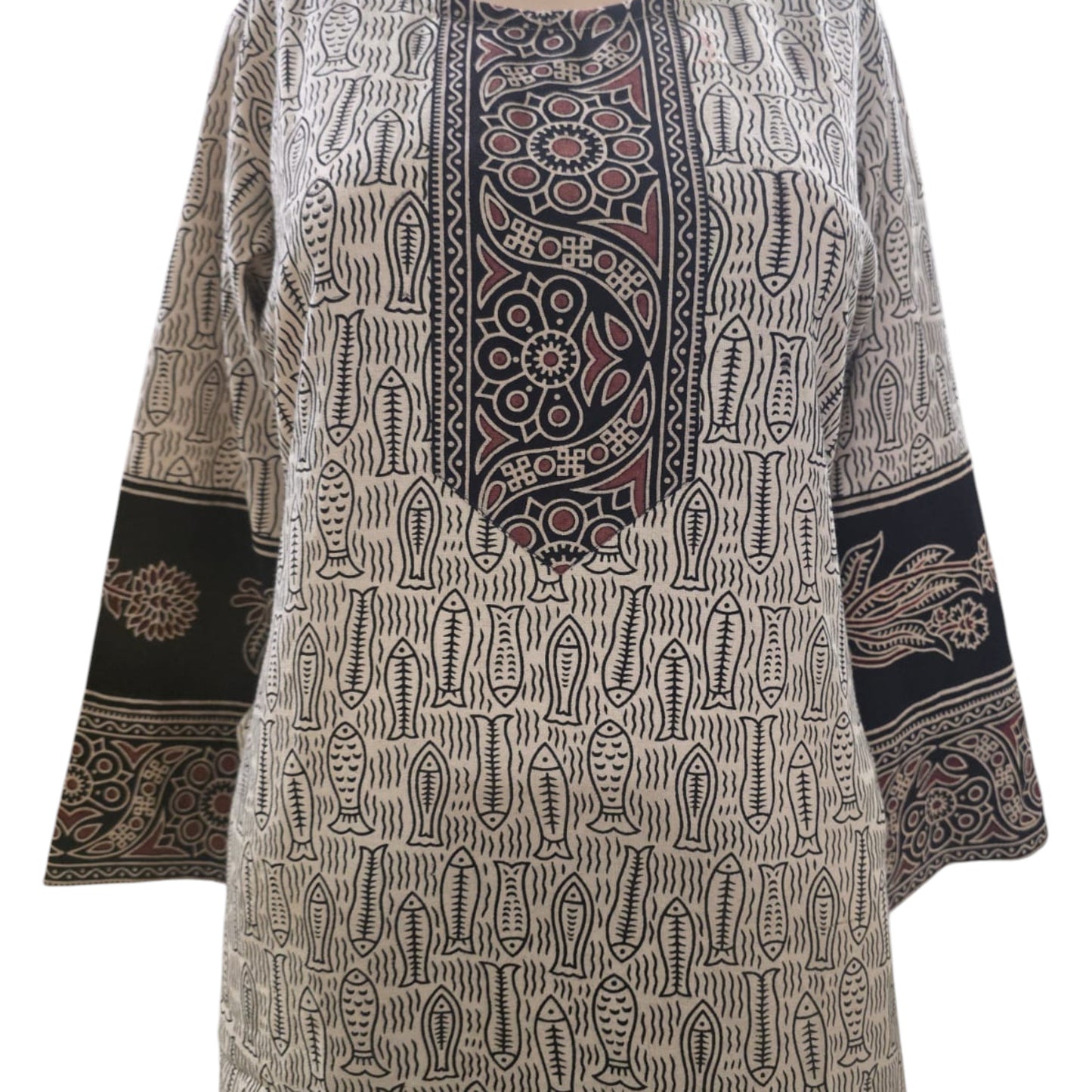 Ajrakh Cotton Kurti