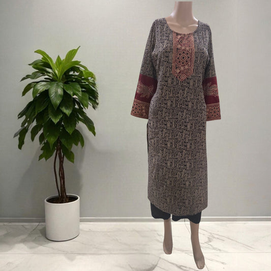 Ajrakh Cotton Kurti