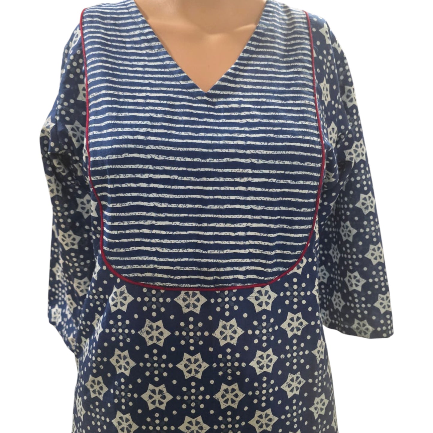Indigo Cotton Kurti