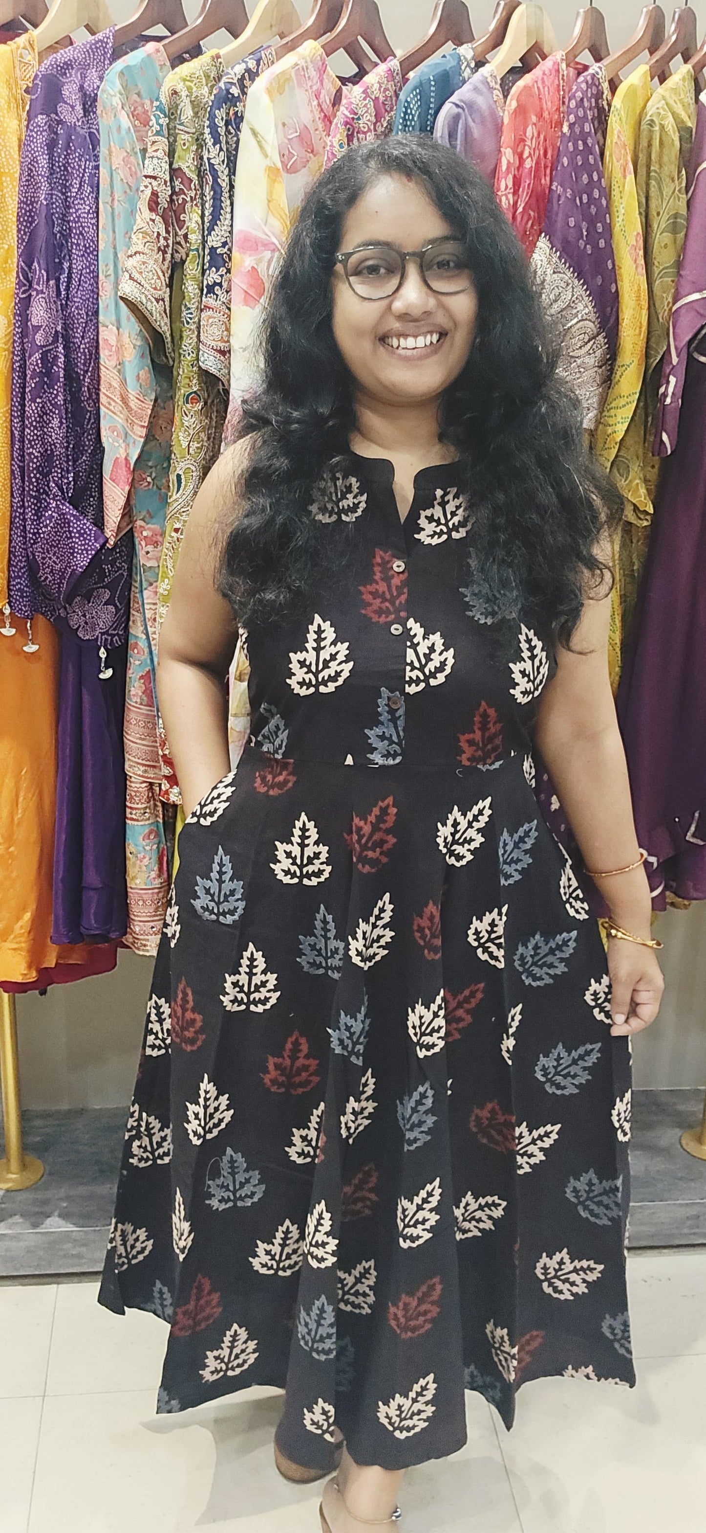Halter Neck Cotton Dress