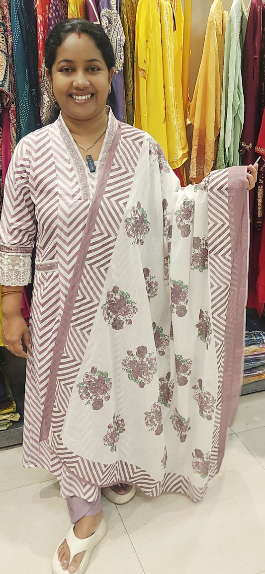 Mauve Full Suit
