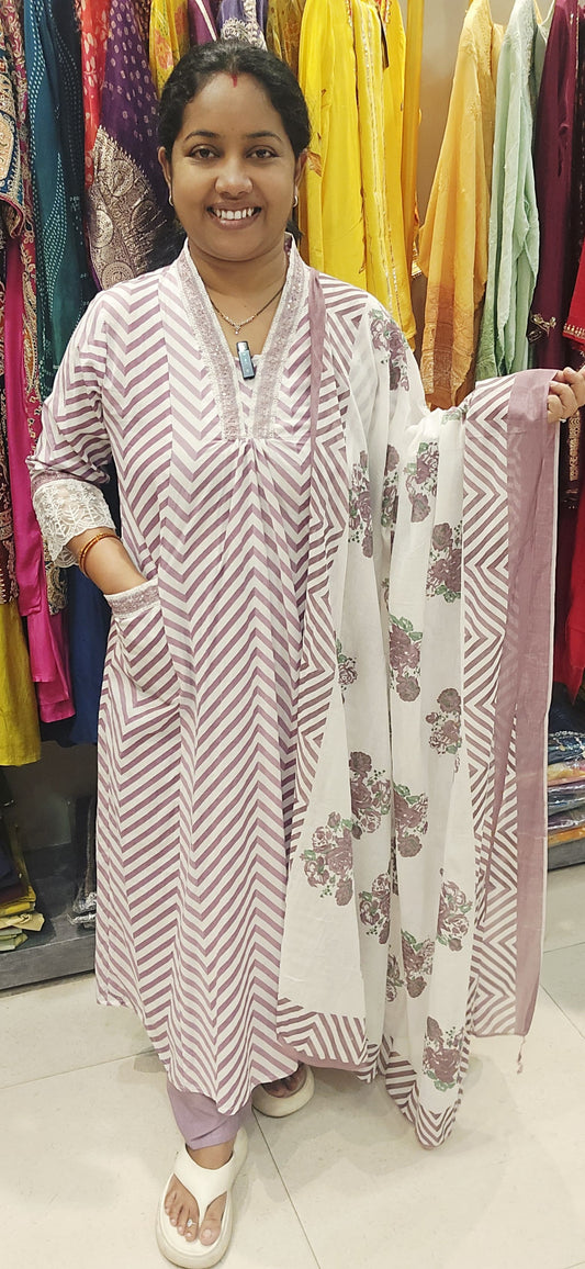 Mauve Full Suit