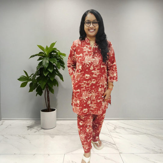 Pure Cotton Co-ord Set