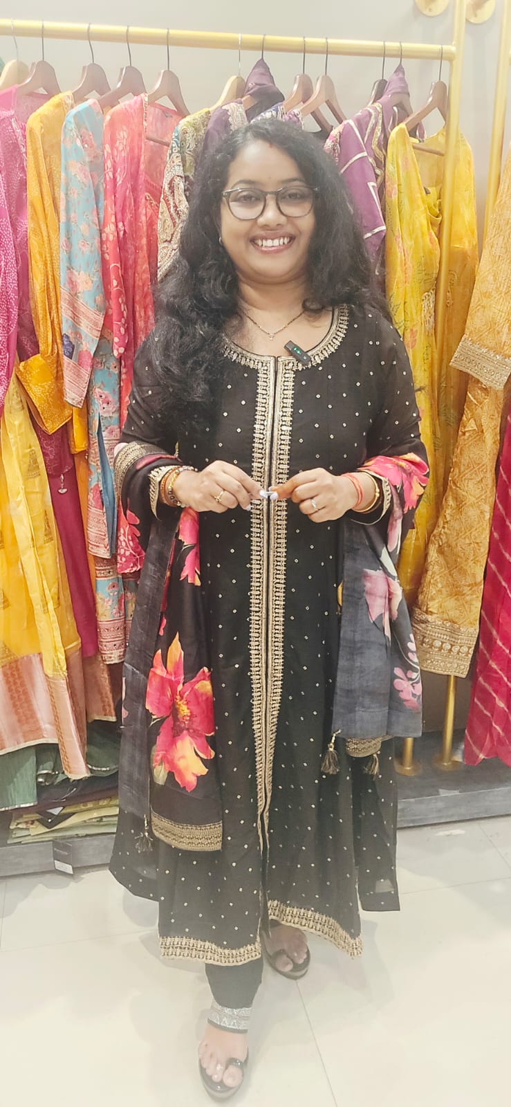 Black Anarkali Suit