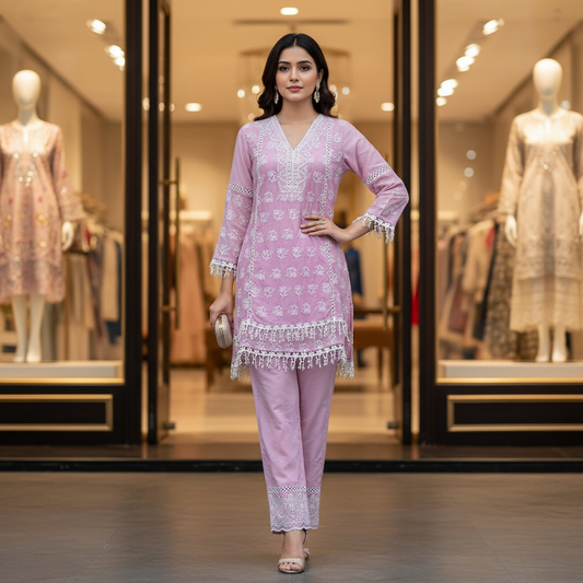 Pure Mul Cotton Co-ord Set