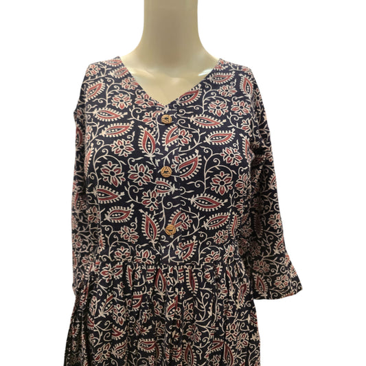 Ajrakh Cotton One Piece