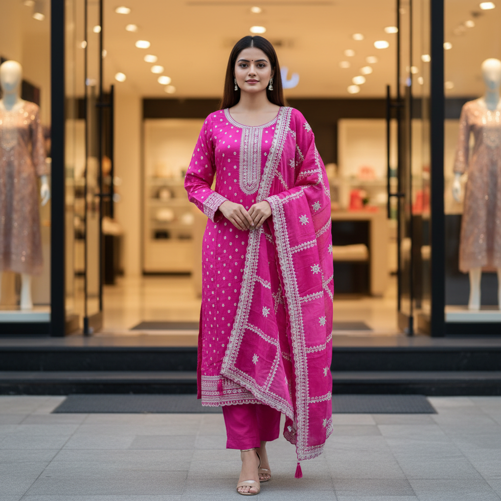 Pink Full Suit