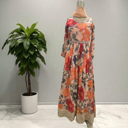 Organza Long Gown