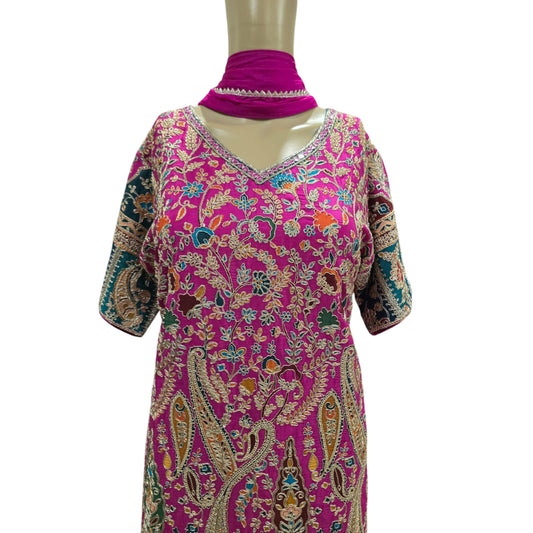 Pink Gharara Set