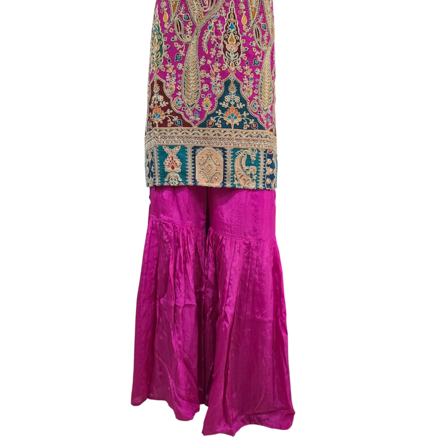 Pink Gharara Set