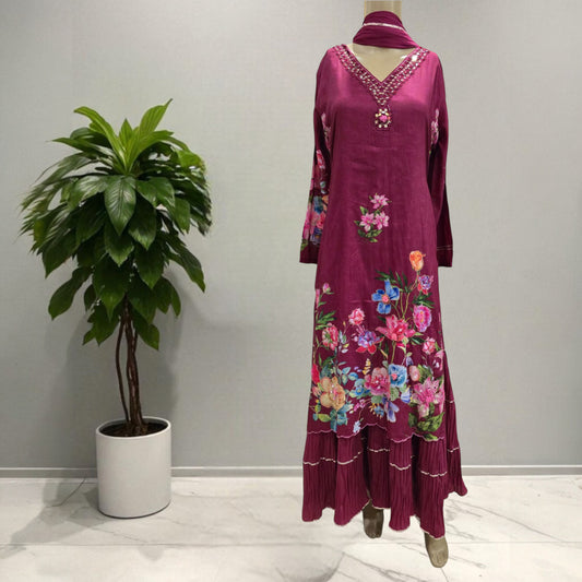 Muslin Silk Gown