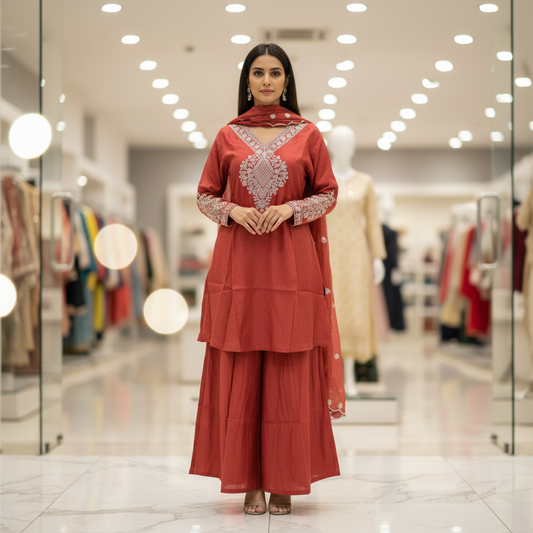 Roman Silk Full Suit