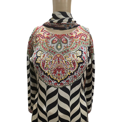 Natural Crepe Full Suit