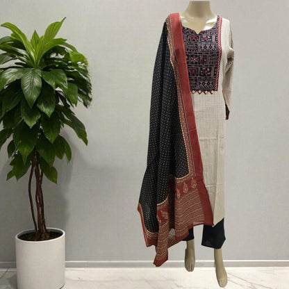 Handloom Cotton Full Suit