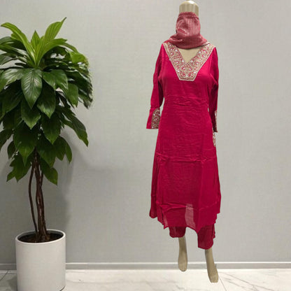 Mul Chanderi Full Suit