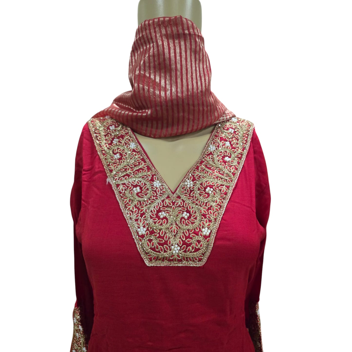 Mul Chanderi Full Suit