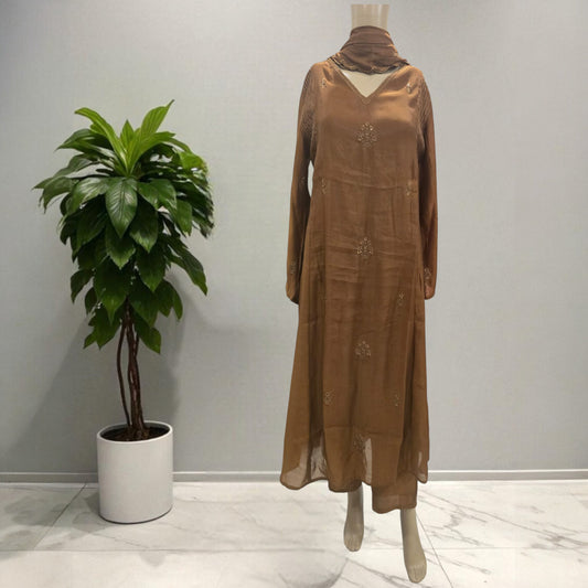 Mul Chanderi Full Suit