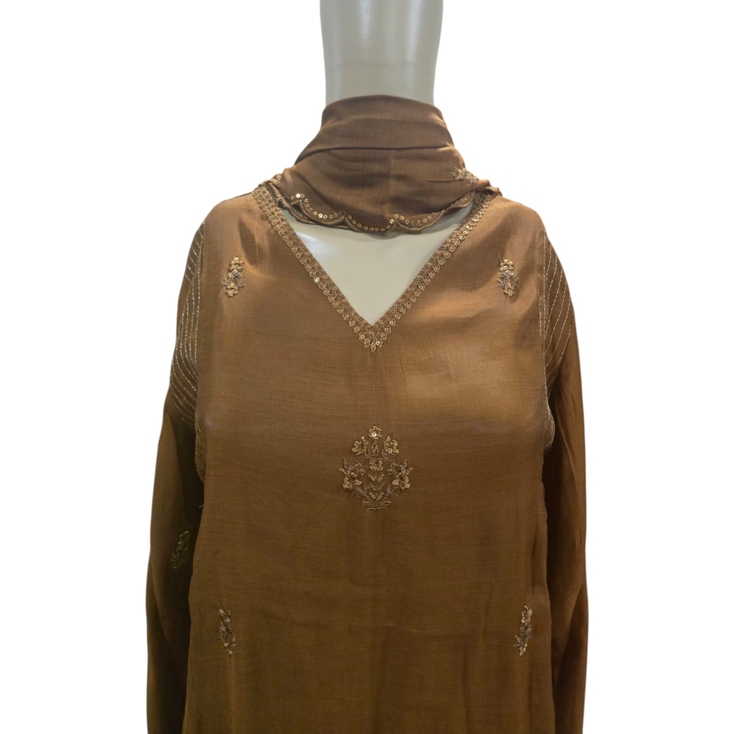 Mul Chanderi Full Suit