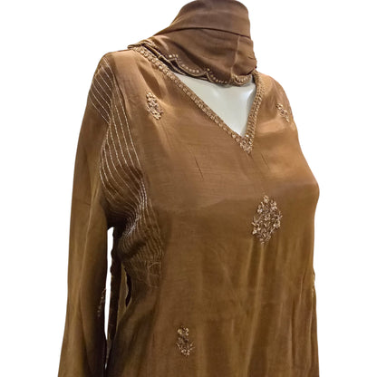 Mul Chanderi Full Suit