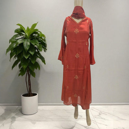 Mul Chanderi Full Suit