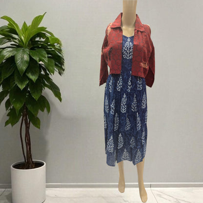 Cotton One Piece With Short Shrug