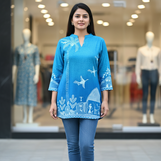 Muslin Short Kurti