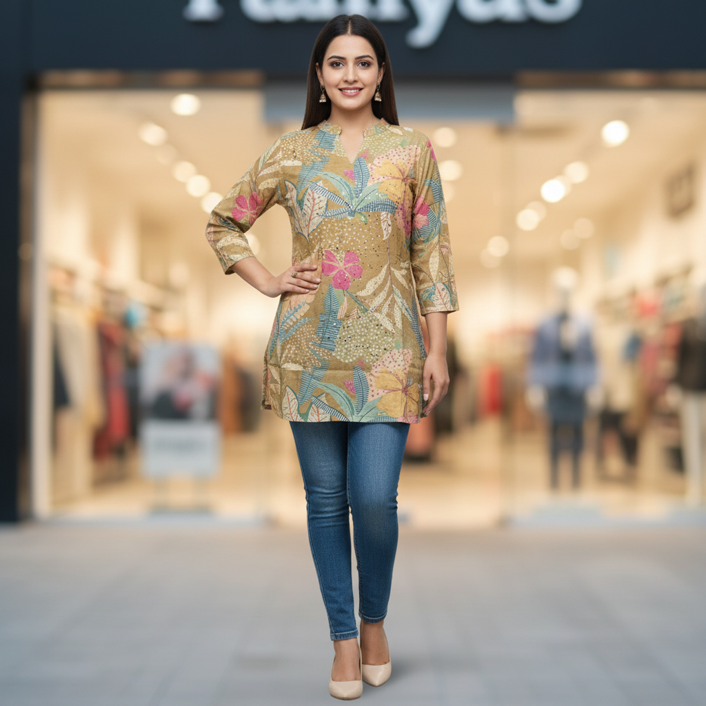 Muslin Short Kurti