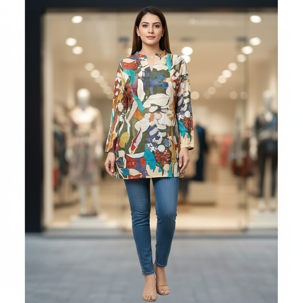 Muslin Short Kurti