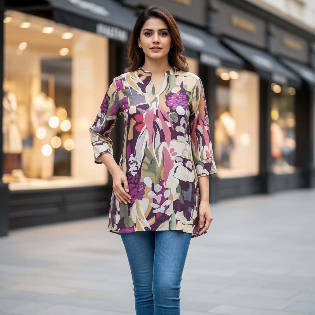 Muslin Short Kurti