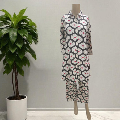 Cotton Flex Kurti With Pant