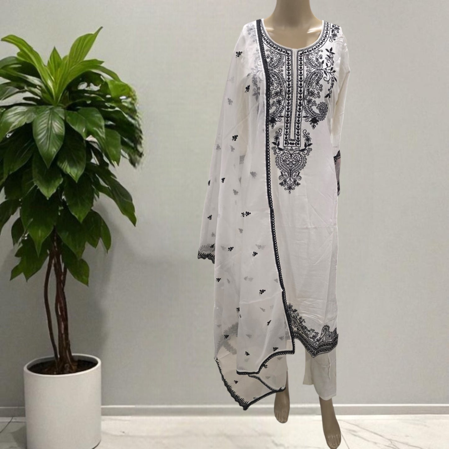 Pure Muslin Full Suit