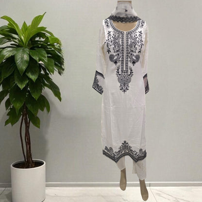 Pure Muslin Full Suit