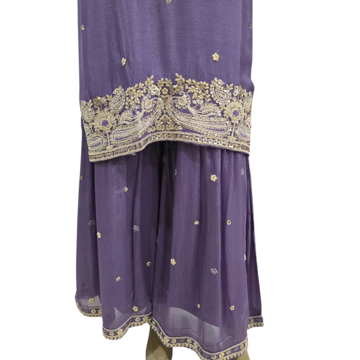 Lavender Gharara Set
