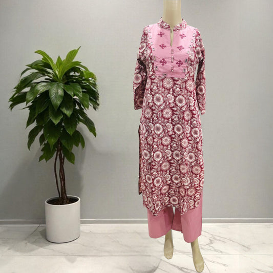 Pure Kalamkari Kurti With Pant