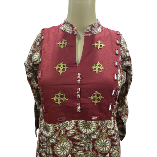 Pure Kalamkari Kurti With Pant