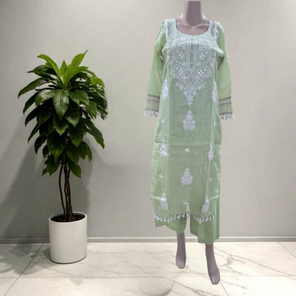 Kota Doriya Chikankari Full Suit