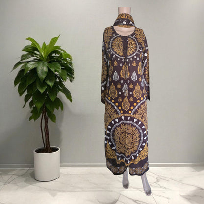 Cotton Ajrakh Full Suit