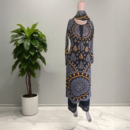 Cotton Ajrakh Full Suit